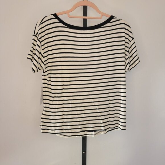 Roxy Ribbed  Striped Tee - Picture 4 of 7